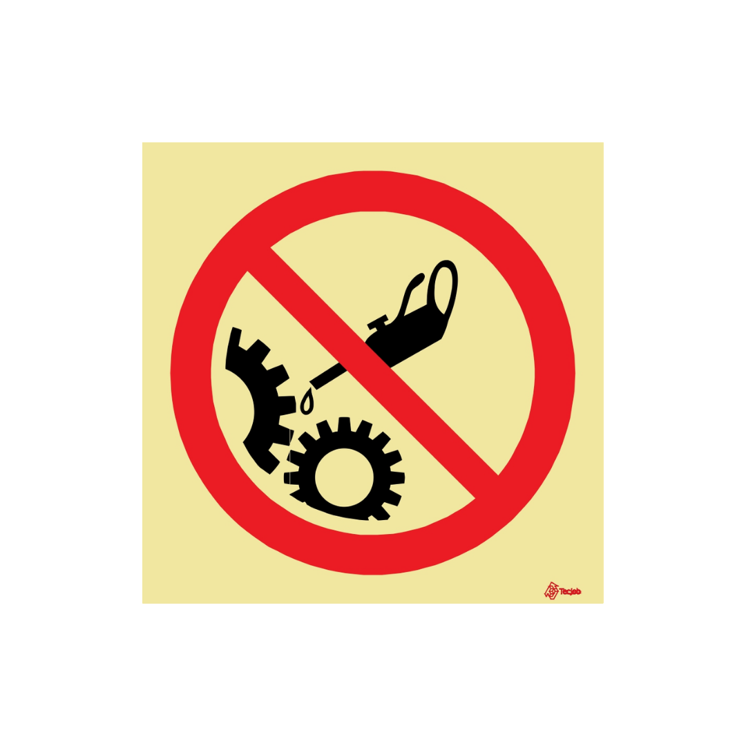 Señal Prohibido usar grasas o aceites – PR0169