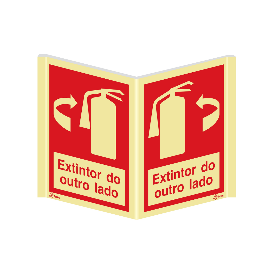 Sinalética Panorâmica Extintor do Outro Lado – PA0118