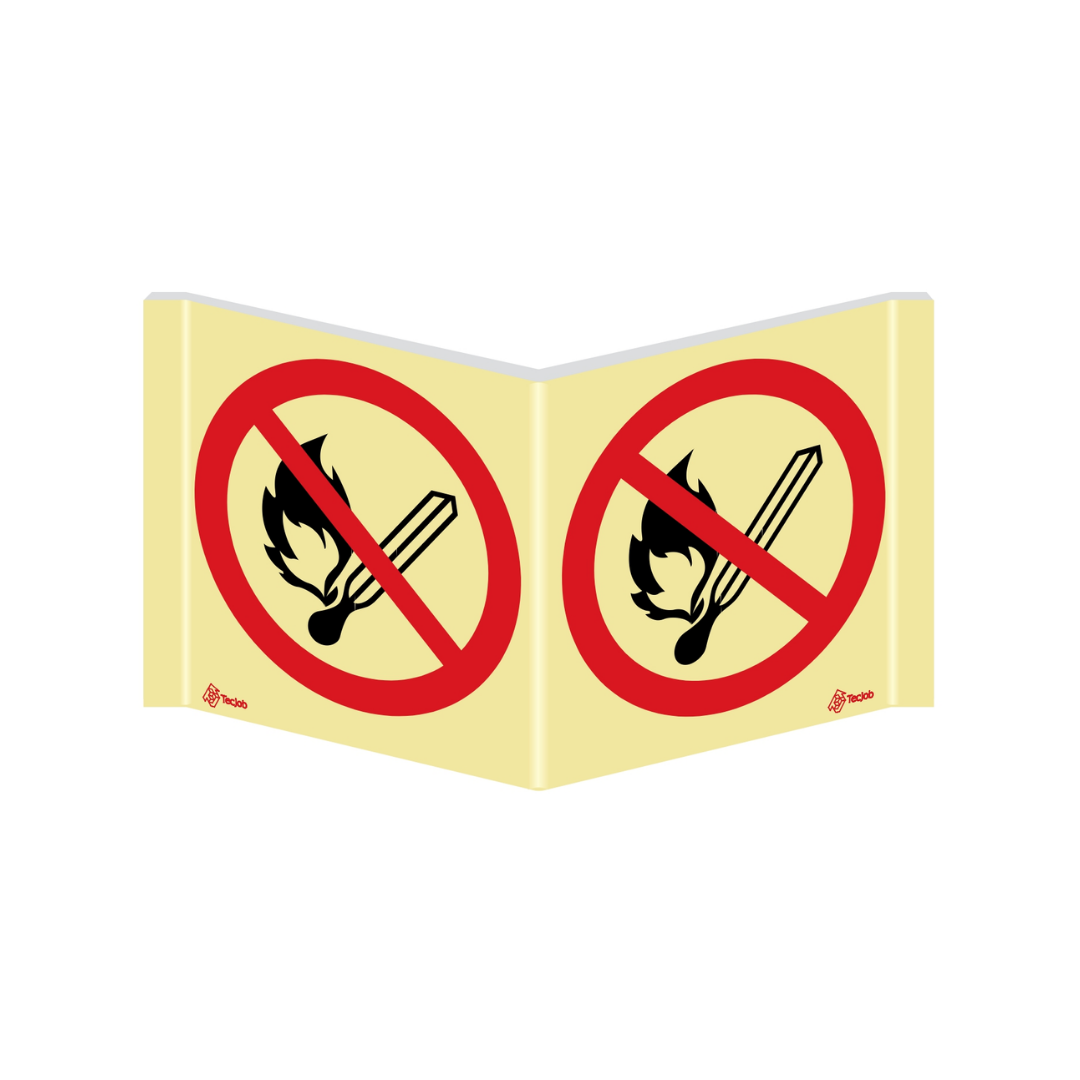 Señal Panorámica Prohibido Fumar y Encender Fuego – PA0171