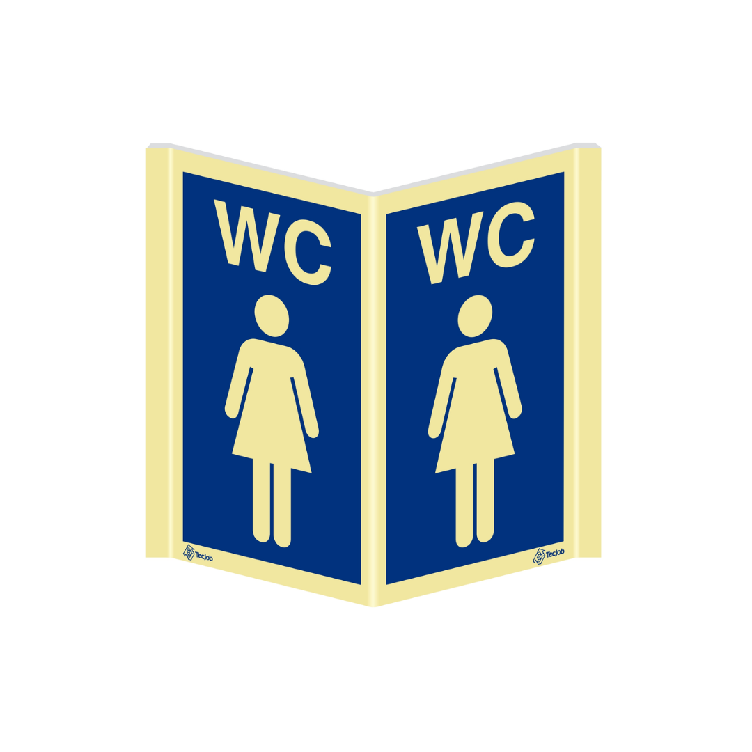 Señal WC mujeres panorámica – PA0181