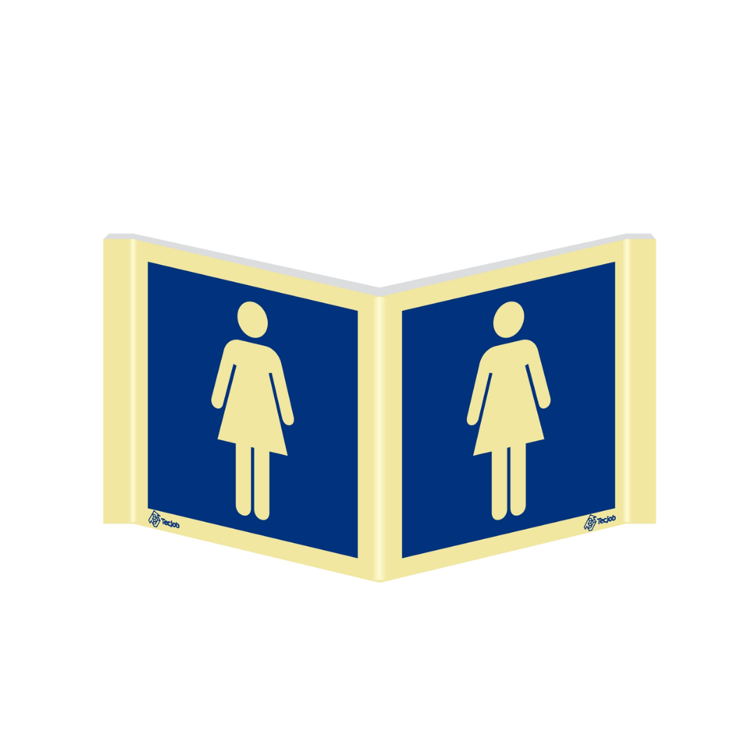 Señal WC mujeres panorámica – PA0192