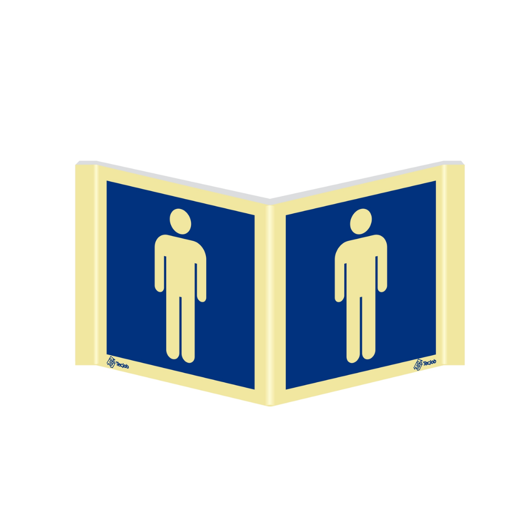 Señal WC hombres panorámica – PA0193
