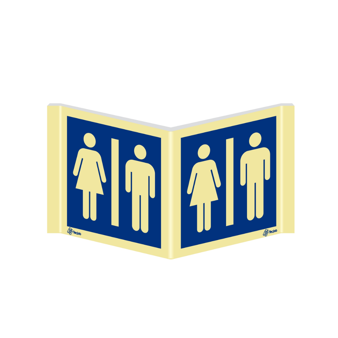 Sinalética Panorâmica WC Misto – PA0191