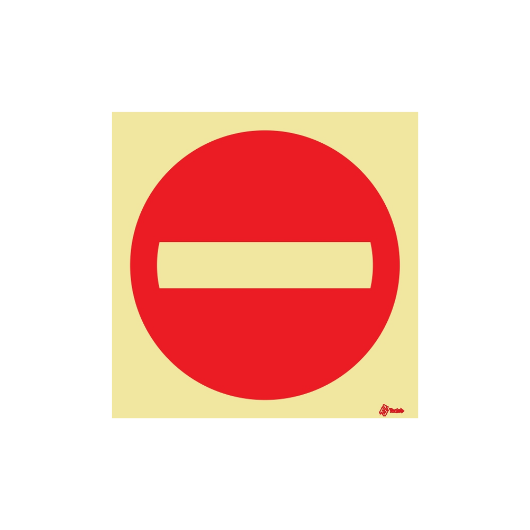 Señal Prohibido el paso (cuadrada) – PR0060