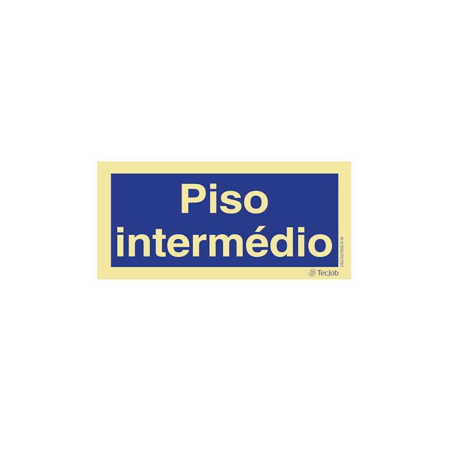 Sinalética Piso Intermédio - IN0389