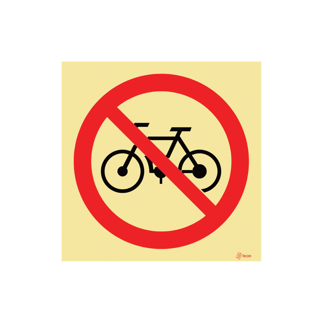 Señal Prohibido circular en bicicleta – PR0119