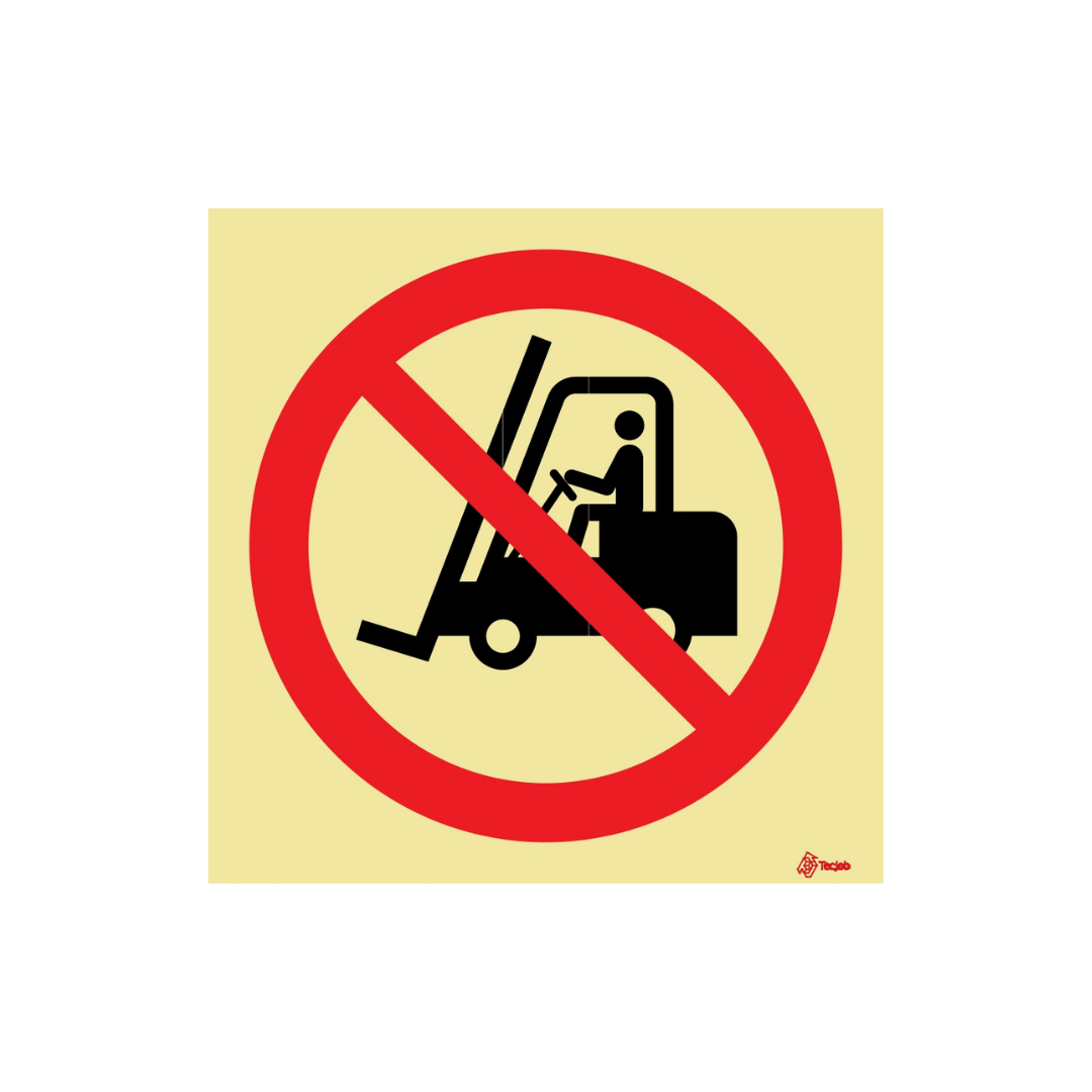 Señal Prohibido el paso de carretillas elevadoras – PR0226