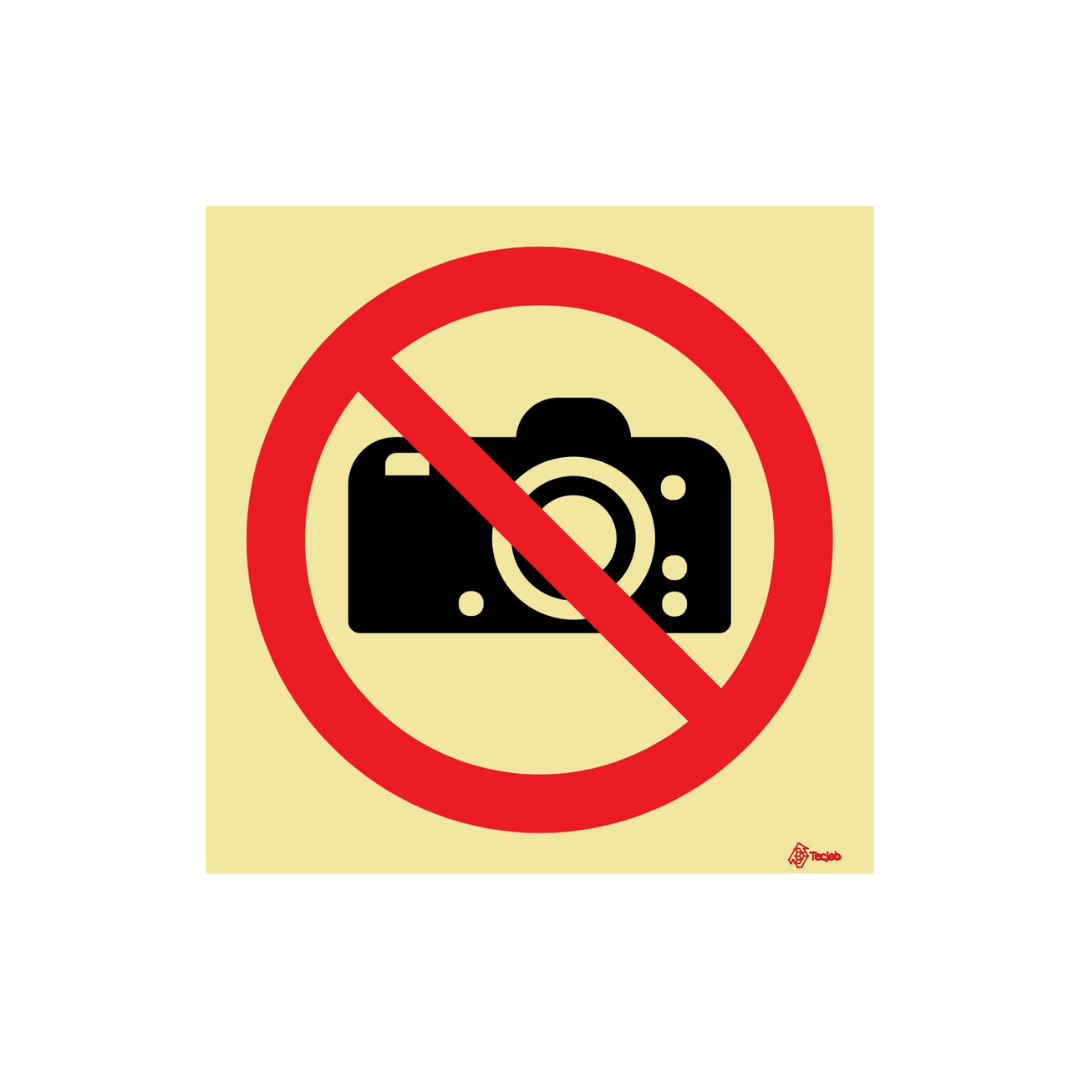 Señal Prohibido hacer fotografías – PR0285