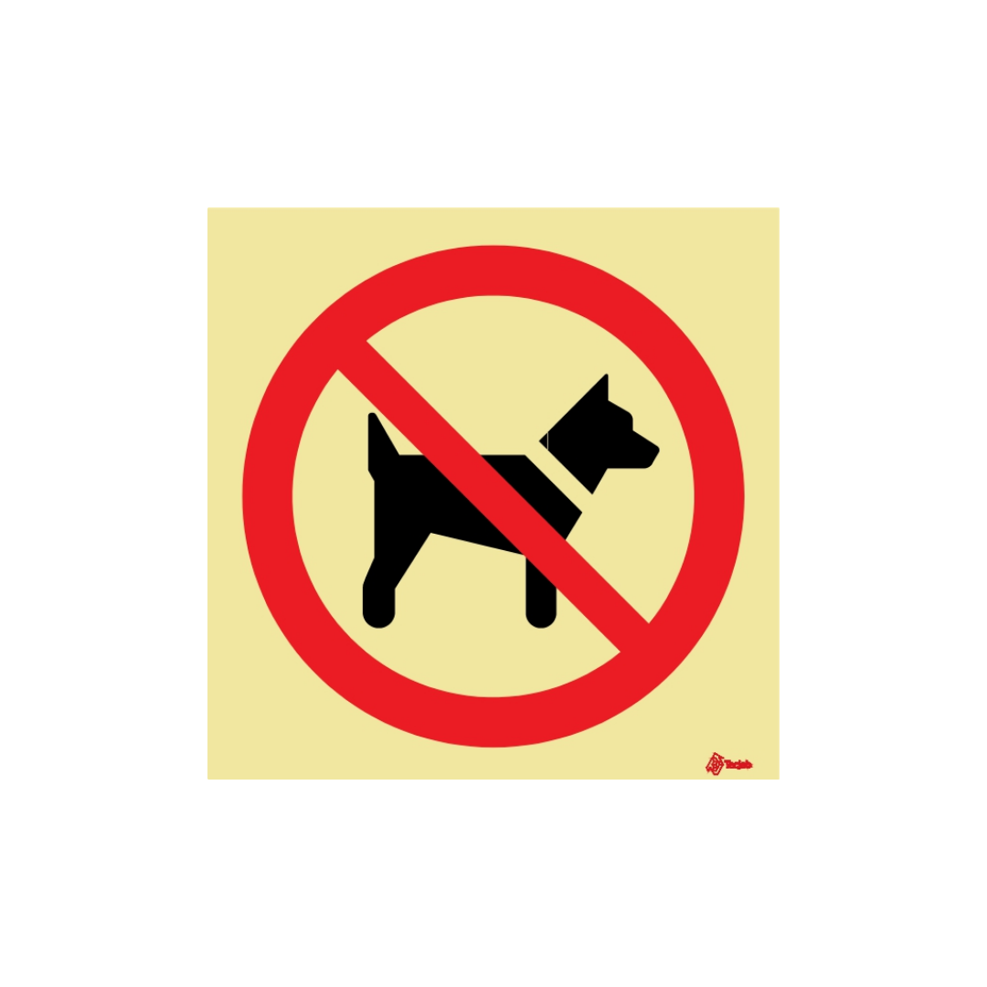 Señal Prohibida la entrada de perros – PR0065