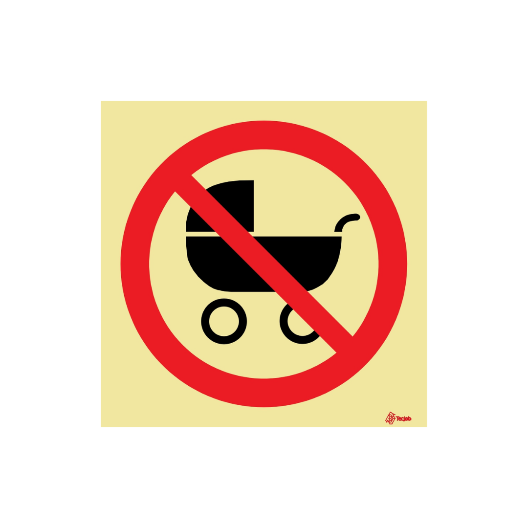 Señal Prohibido el paso con carritos de bebé – PR0289