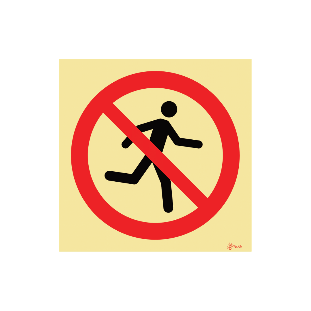 Señal Prohibido correr – PR0117