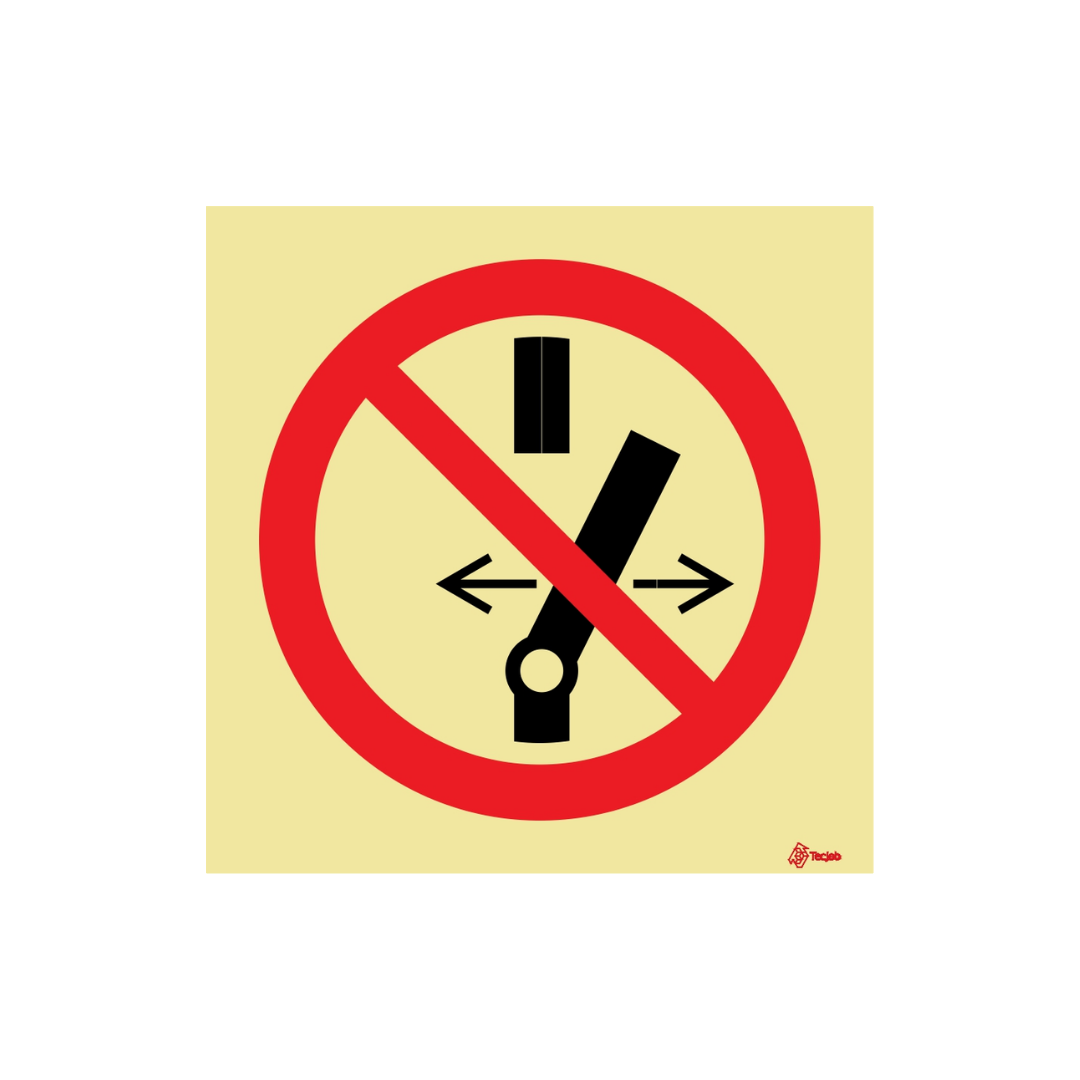 Señal Prohibido desconectar – PR0172