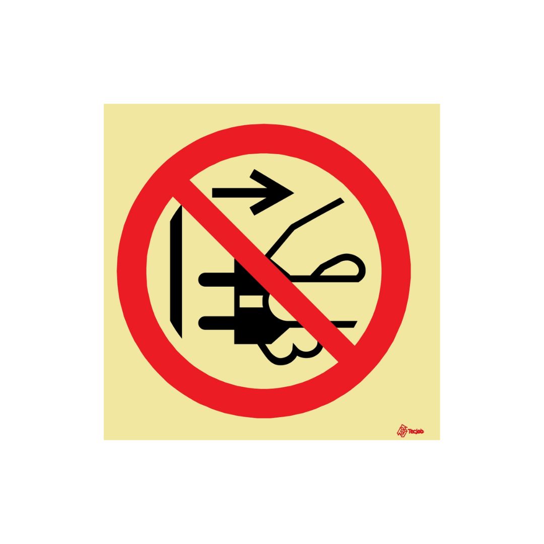 Señal Prohibido tirar del cable – PR0222
