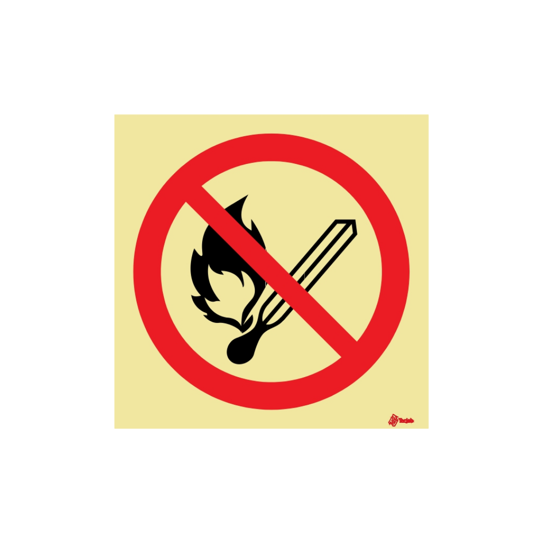 Señal Prohibido encender fuego – PR0002