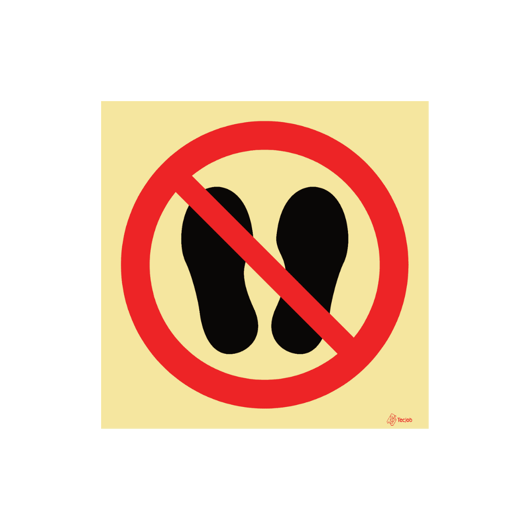 Señal Prohibido pisar el césped – PR0115