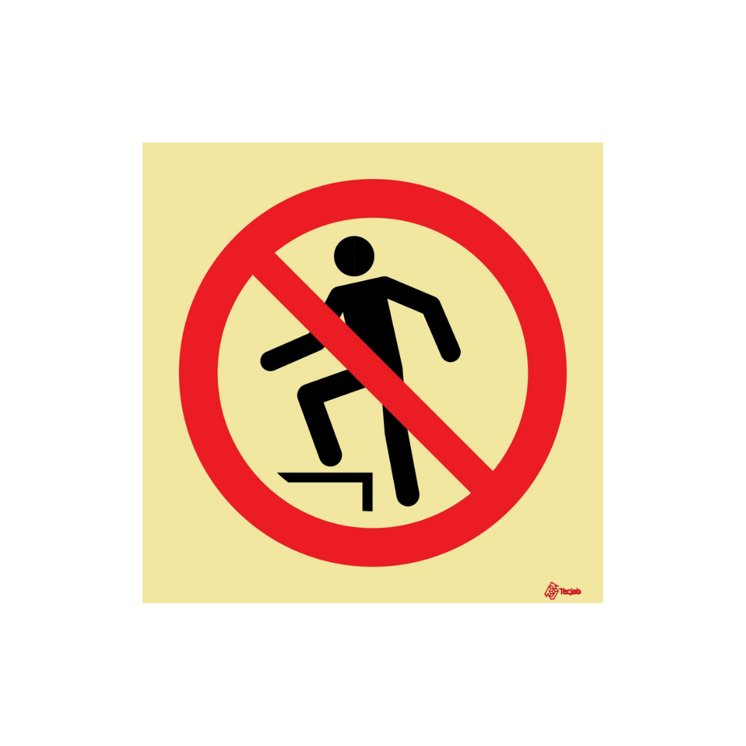 Señal Prohibido sentarse – PR0235
