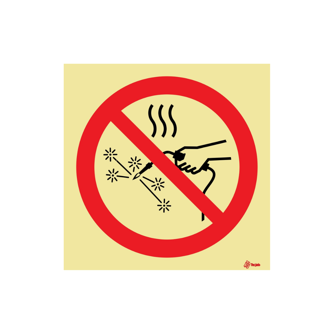 Señal Prohibido soldar – PR0170