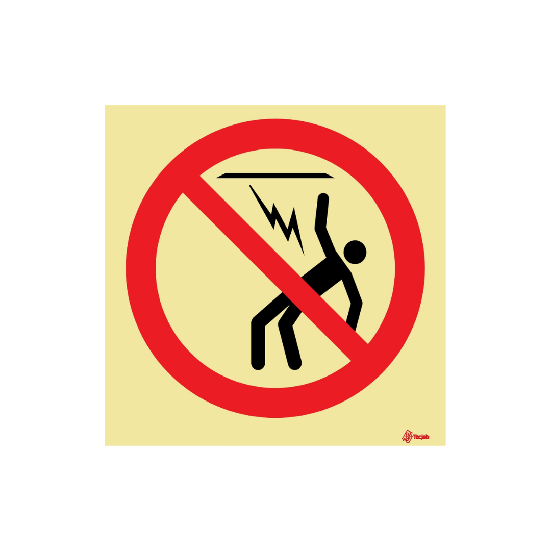 Señal Prohibido tocar, alta tensión – PR0221