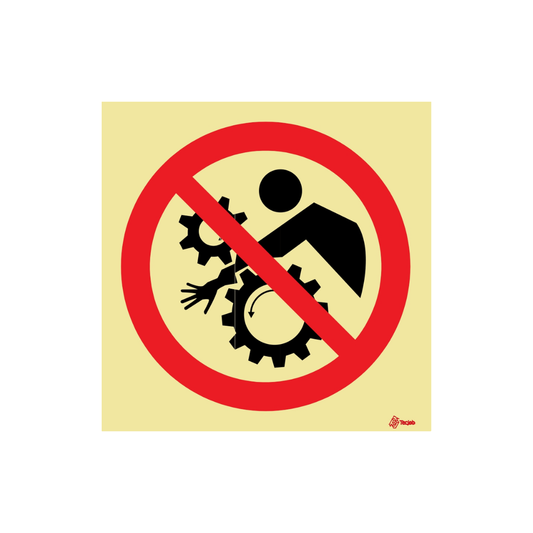 Sinalética Proibido Trabalhar Sem Luvas de Proteção – PR0164