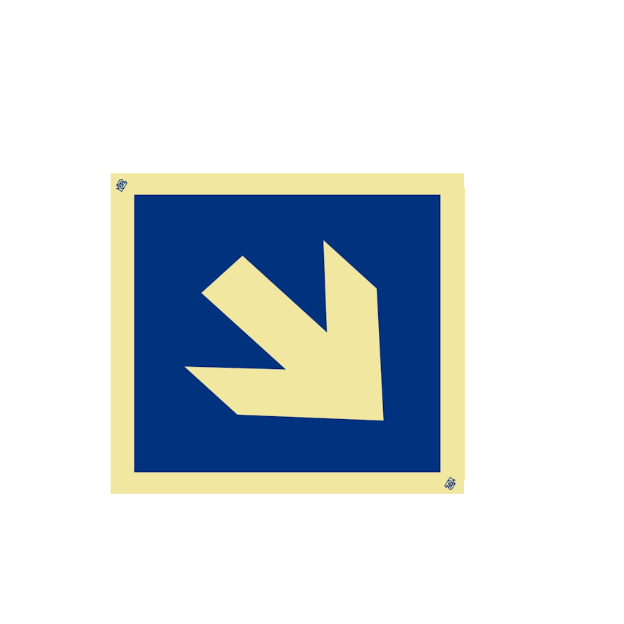 Señal Flecha diagonal – IN0170