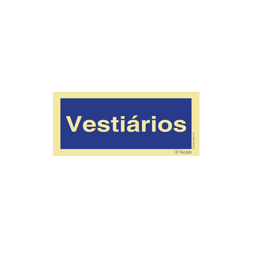 Sinalética Vestiários - IN0317
