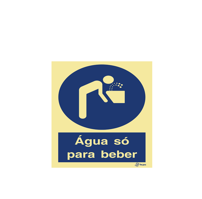 Sinalética Água Só para Beber - OB0197