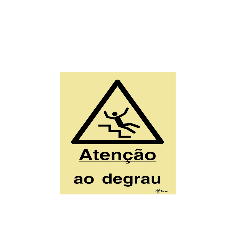 Sinalética Atenção ao Degrau - IS0195