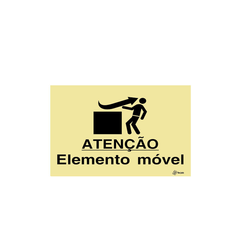 Sinalética Atenção Elemento Móvel - IS0450