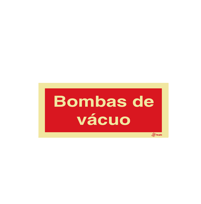 Sinalética Bombas de Vácuo - I0581