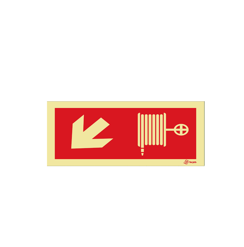Señal BIE con flecha diagonal izquierda hacia abajo – I0445