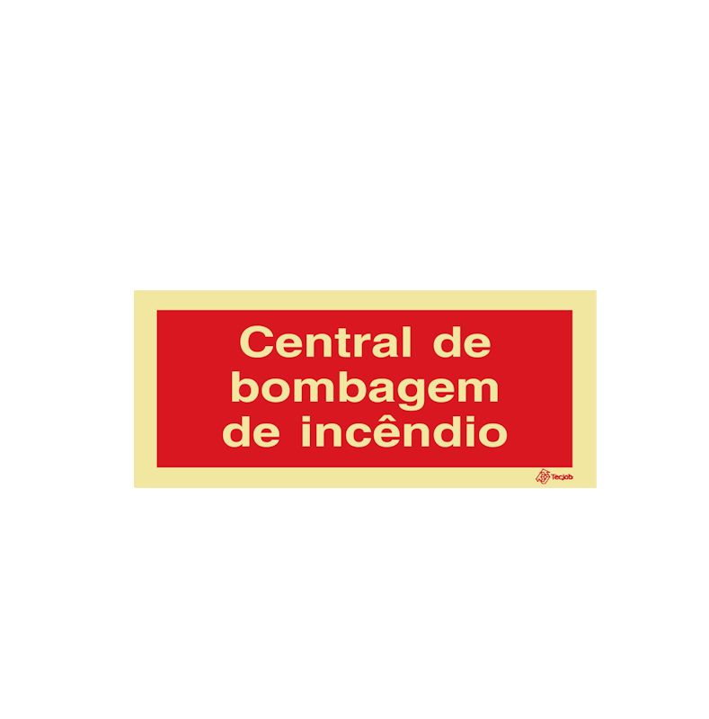 Sinalética Central de Bombagem de Incêndio - I0637