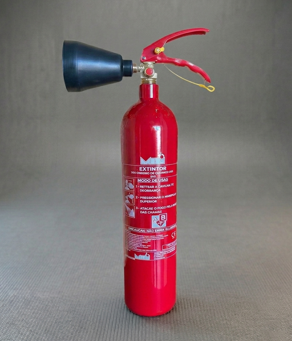 Certified 2kg CO2 fire extinguisher