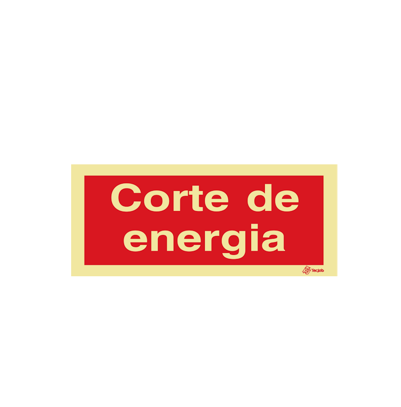 Sinalética Corte de Energia - I0592