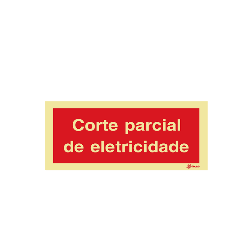 Sinalética Corte Parcial de Eletricidade - I0603