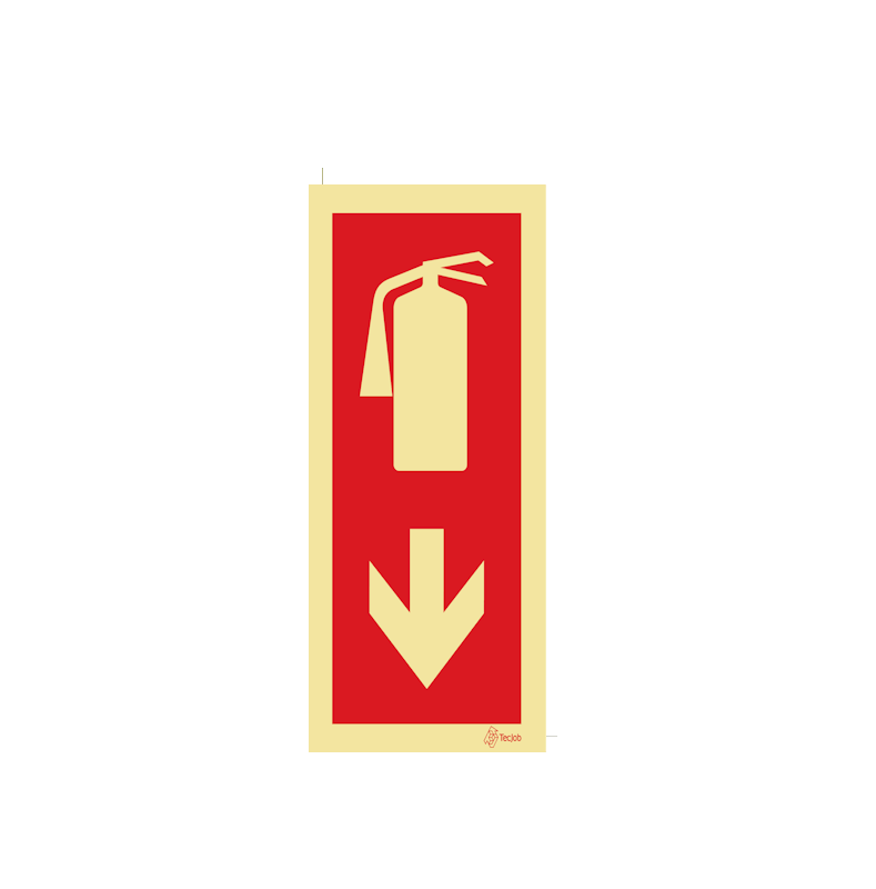 Señal Extintor abajo – I0420