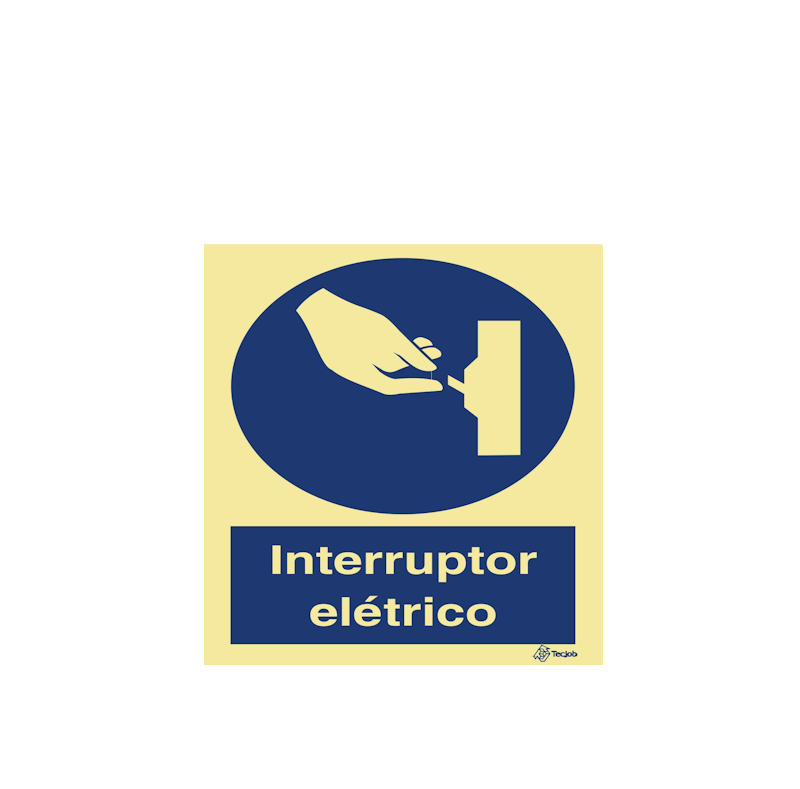Sinalética Interruptor Elétrico - OB0195