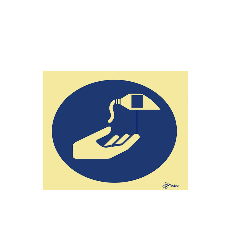 Sinalética Obrigatório Usar Creme Protetor - OB0184