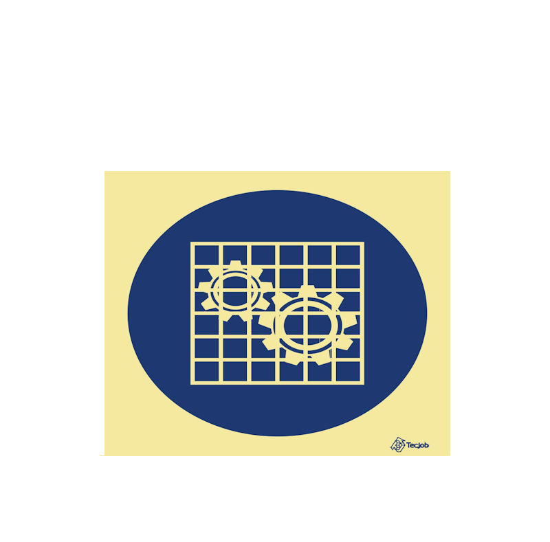 Señal Obligatorio usar el resguardo de protección – OB0127
