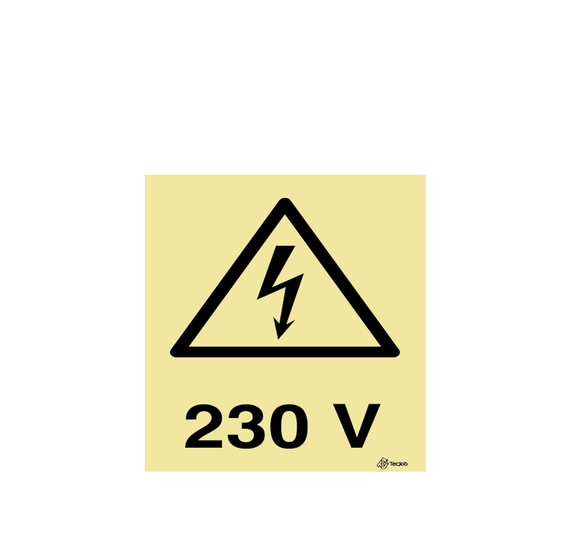 Señal Riesgo eléctrico 230 V – IS0147