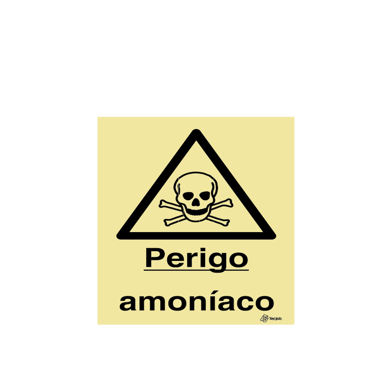 Sinalética Perigo Amoníaco - IS0160