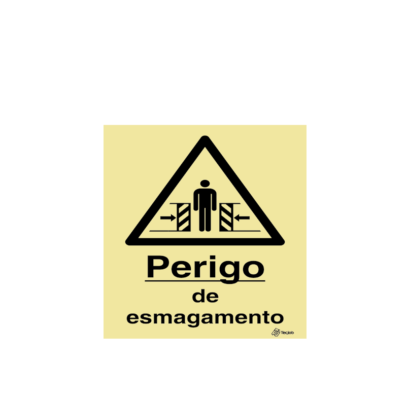 Sinalética Perigo de Esmagamento - IS0241