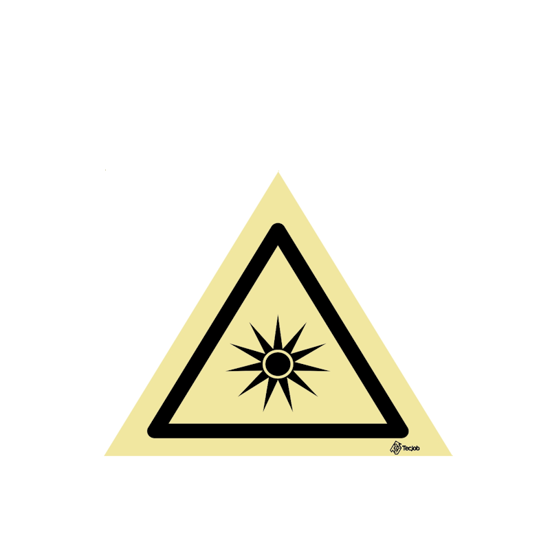 Sinalética Perigo de Radiação Ótica - IS0323