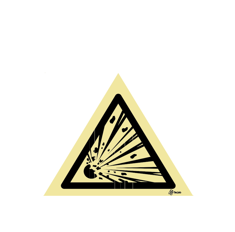 Señal Peligro materias explosivas – IS0263