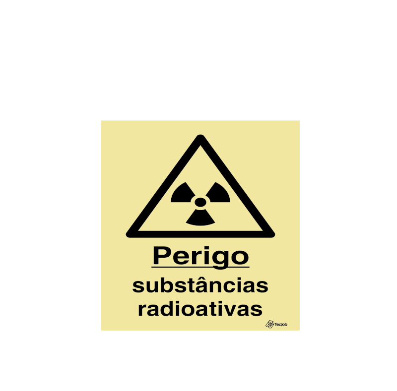 Sinalética Perigo Substâncias Radioativas - IS0156