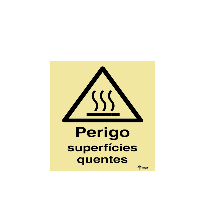 Sinalética Perigo Superfícies Quentes - IS0337