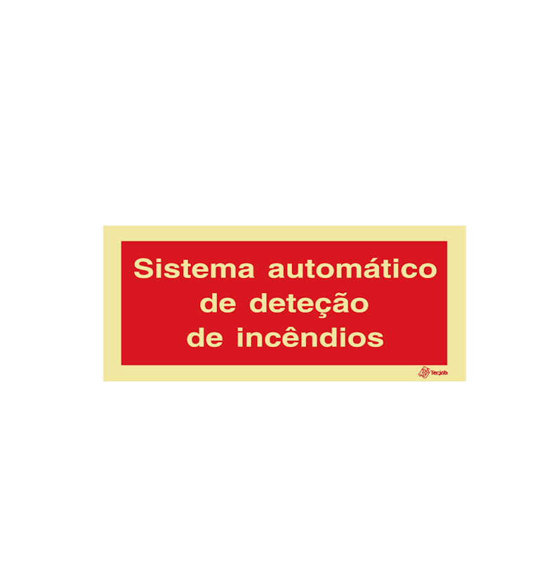Sinalética Sistema Automático de Deteção de Incêndios - I0657