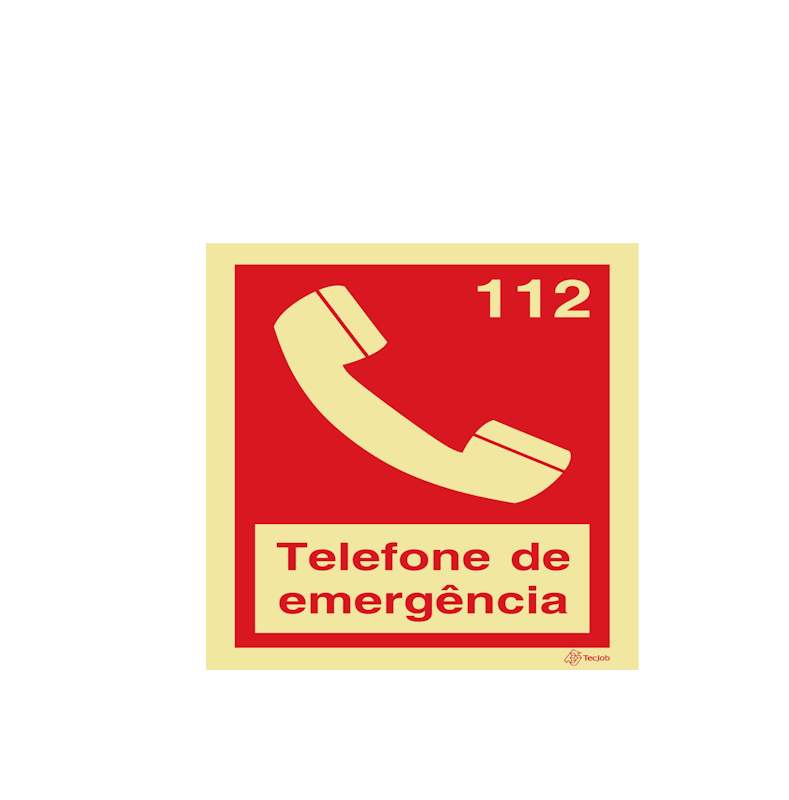 Sinalética Telefone de Emergência 112 – I0277
