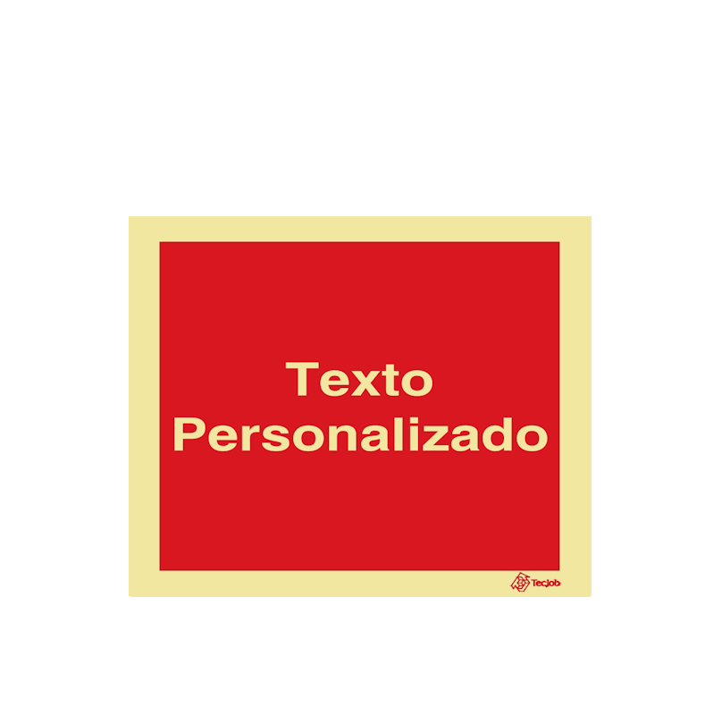 Sinalética Texto Personalizado - I0560