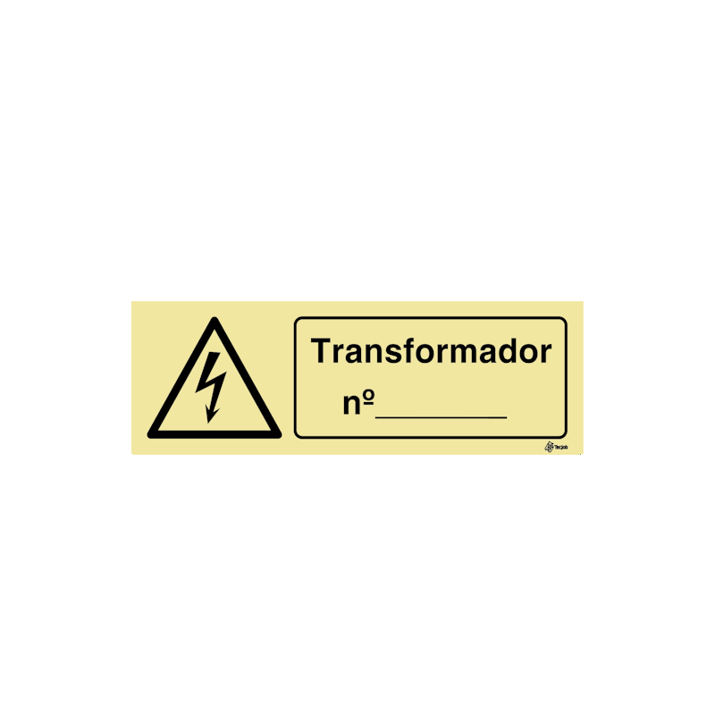 Sinalética Transformador Nº - IS0423