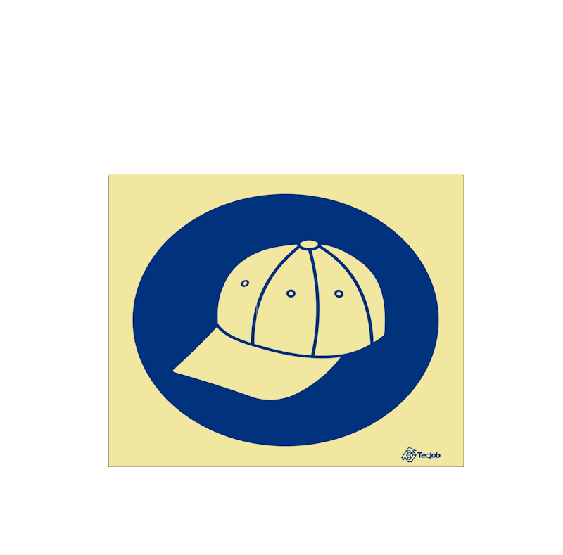 Señal Obligatorio usar gorra de protección – OB0071